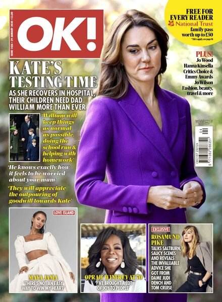 OK! Magazine UK – Issue 1426 – 29 January 2024 Cover