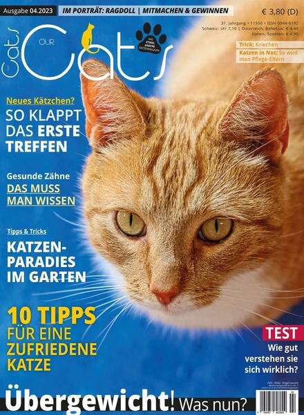 Our Cats Magazin – April 2023 Cover
