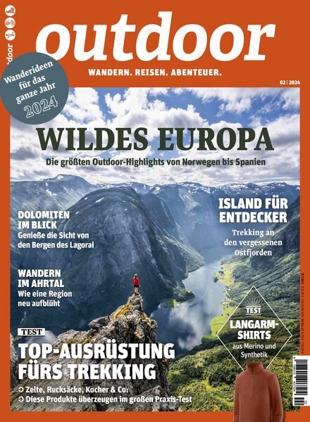 Outdoor – Februar 2024 Cover