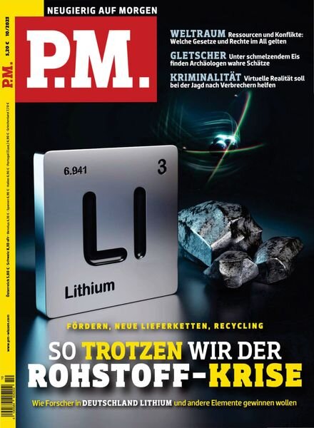 P.M. Magazin – Oktober 2023 Cover