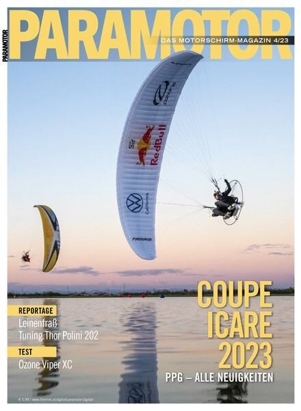 Paramotor Magazin – Dezember 2023 Cover