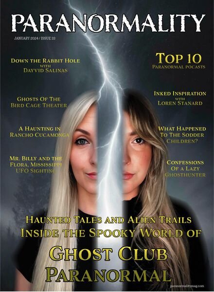 Paranormality Magazine – January 2024 Cover