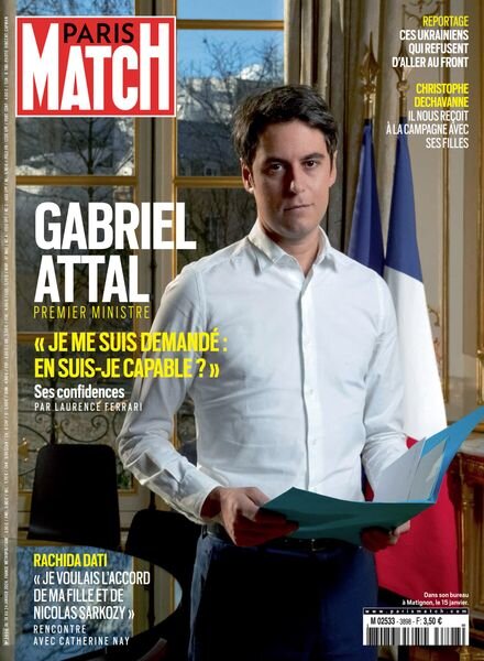Paris Match – 18 Janvier 2024 Cover