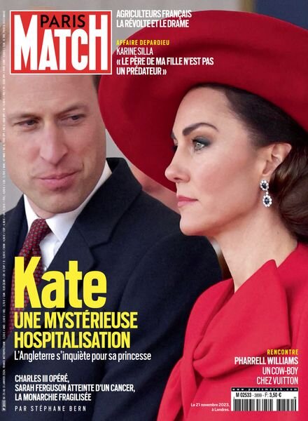 Paris Match – 25 Janvier 2024 Cover