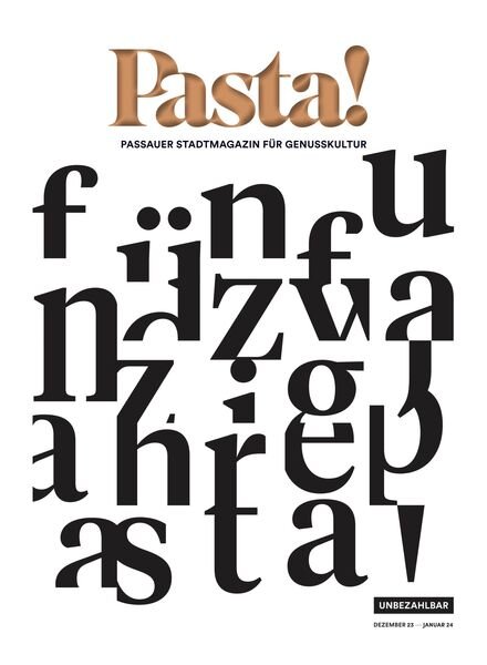 Pasta! – Dezember 2023-Januar 2024 Cover