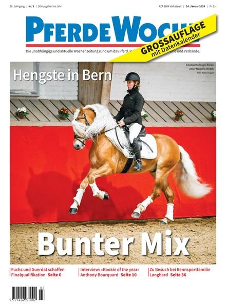 PferdeWoche – 24 Januar 2024 Cover