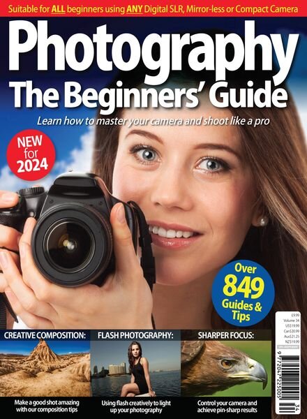 Photography The Beginners’ Guide – Volume 34 – December 2023 Cover