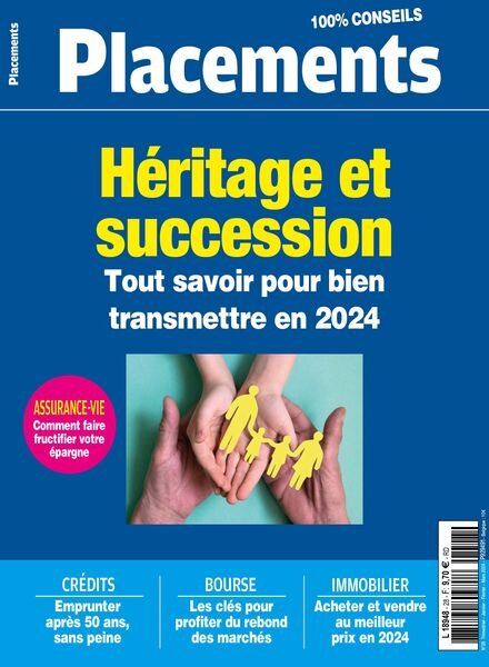 Placements – Janvier-Fevrier-Mars 2024 Cover
