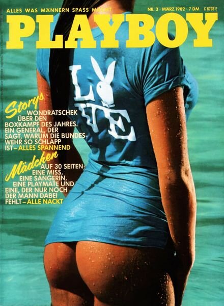 Playboy Germany – March 1982 Cover