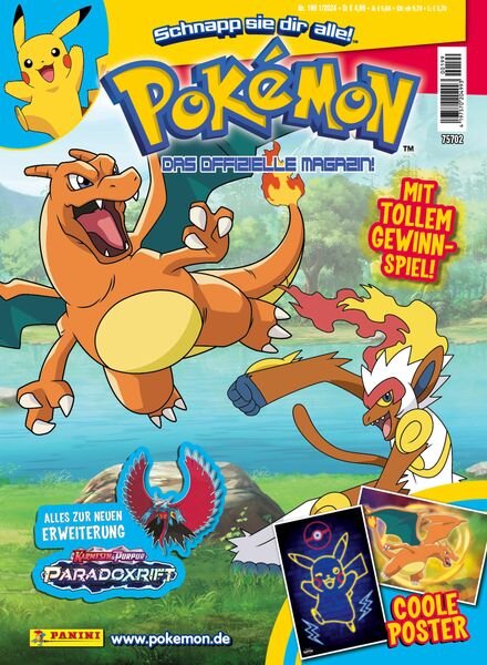 Pokemon Das offizielle Pokemon-Magazin – Januar 2024 Cover