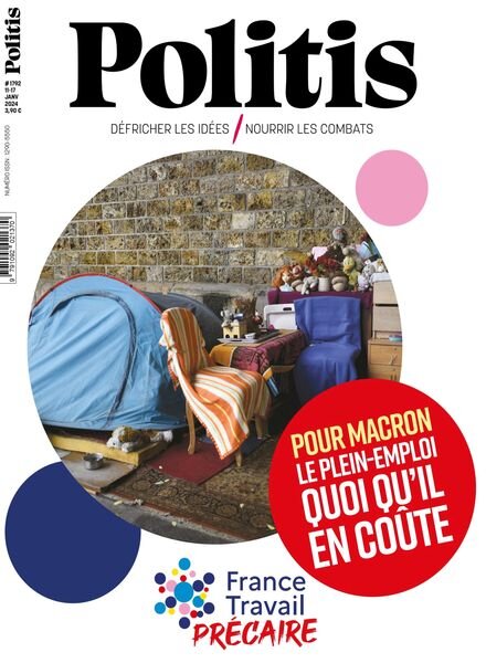 Politis – 11 Janvier 2024 Cover