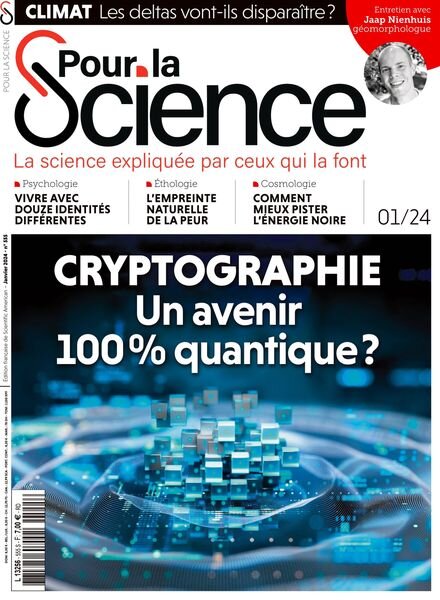 Pour la Science – Janvier 2024 Cover