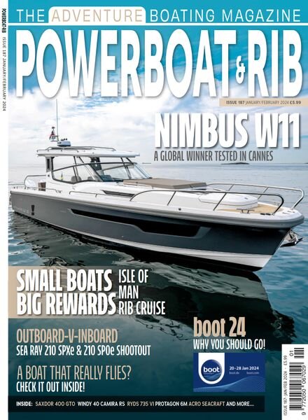 Powerboat & RIB – Issue 187 – January-February 2024 Cover
