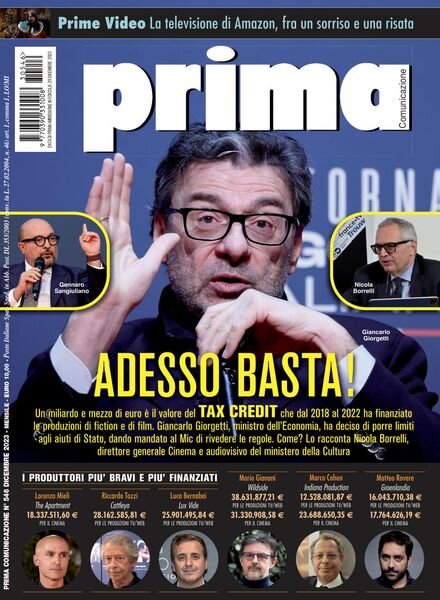Prima Comunicazione – Dicembre 2023 Cover