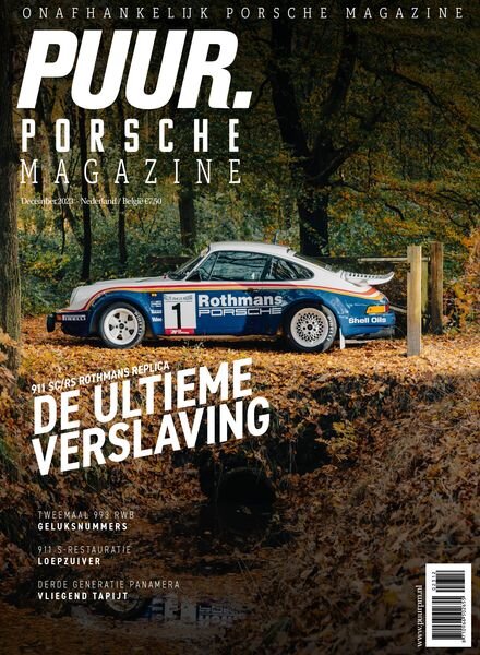 PUUR Porsche Magazine – December 2023 Cover