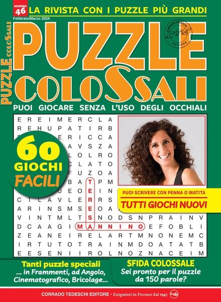 Puzzle Colossali – Febbraio-Marzo 2024 Cover