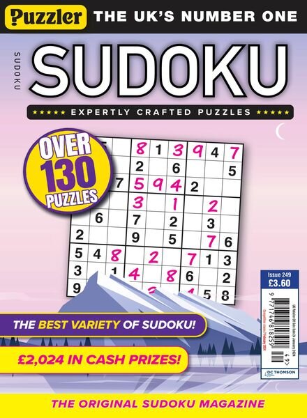 Puzzler Sudoku – Issue 249 – 30 December 2023 Cover