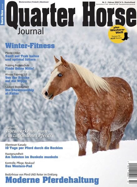 Quarter Horse Journal – Februar 2024 Cover