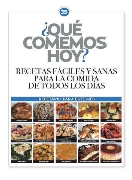 Que comemos hoy – Enero 2024 Cover