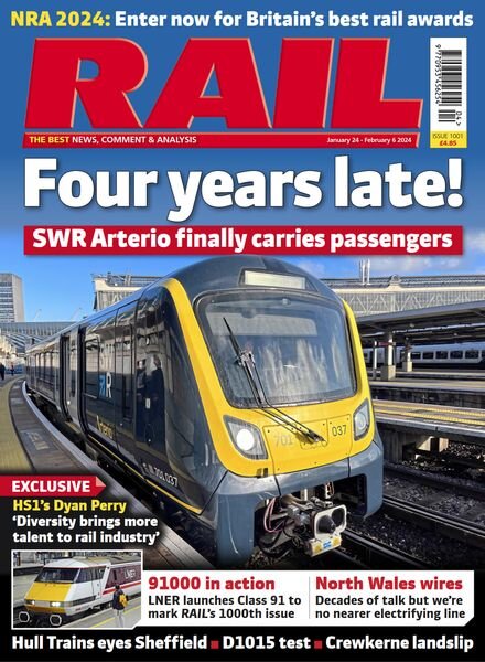 Rail – Issue 1001 – January 24 2024 Cover