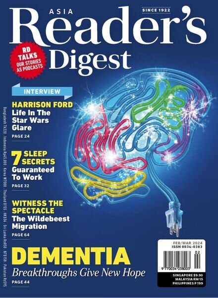 Reader’s Digest Asia – February-March 2024 Cover