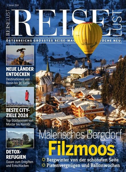 Reiselust – 2 Januar 2024 Cover