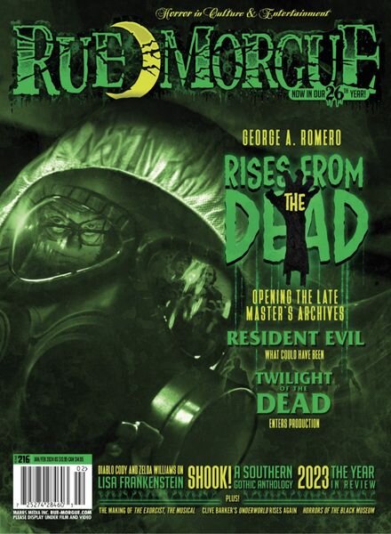 Rue Morgue – Issue 216 – January-February 2024 Cover