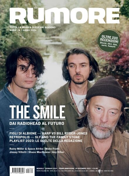Rumore – Gennaio 2024 Cover