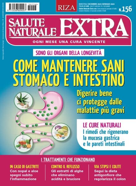 Salute Naturale Extra – Dicembre 2023 – Gennaio 2024 Cover