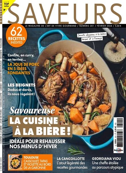 Saveurs France – Fevrier 2024 Cover