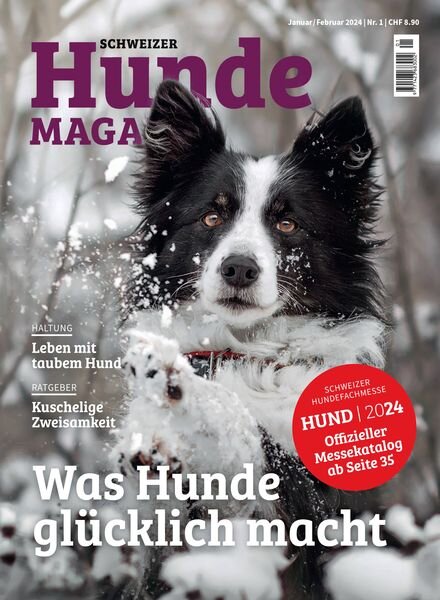 Schweizer Hunde Magazin – Januar 2024 Cover