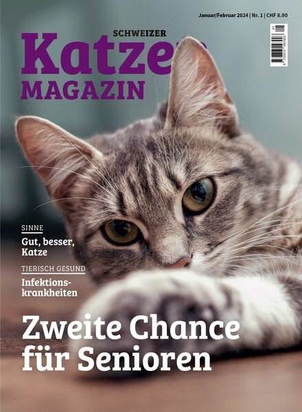 Schweizer Katzen Magazin – Januar-Februar 2024 Cover