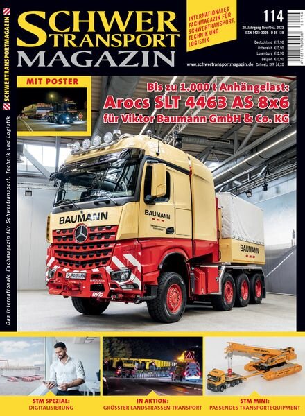 Schwertransportmagazin – November-Dezember 2023 Cover