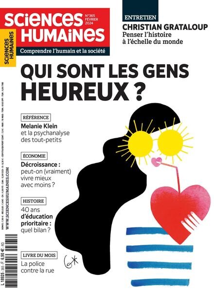Sciences Humaines – Fevrier 2024 Cover