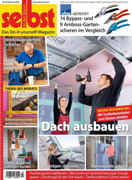 Selbst ist der Mann – Februar 2024 Cover