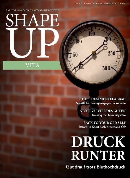 shape UP Vita – Januar-Februar 2024 Cover