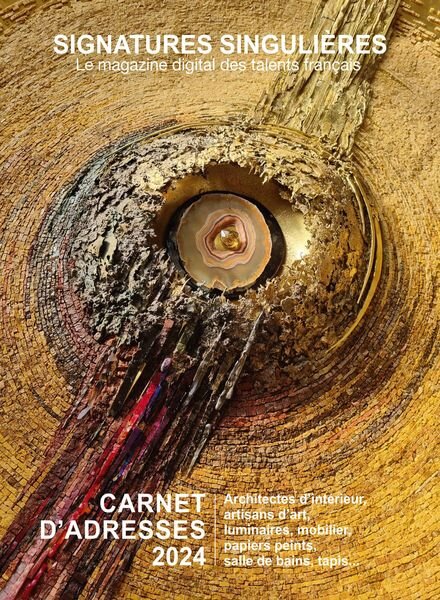 SigNatures Singulieres Magazine – Carnet d’adresses-Address book 2024 Cover