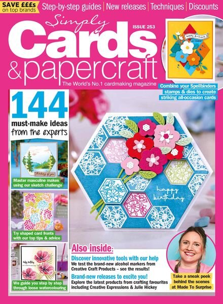 Simply Cards & Papercraft – Issue 253 – January 2024 Cover