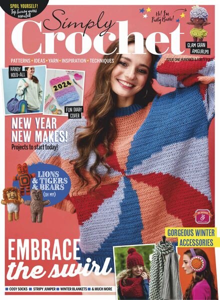 Simply Crochet – Issue 144 – December 2023 Cover