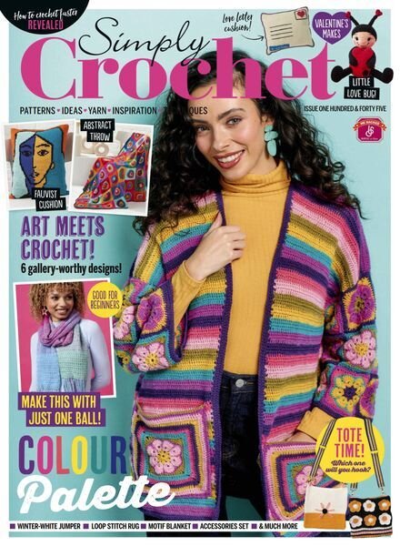 Simply Crochet – Issue 145 – January 2024 Cover