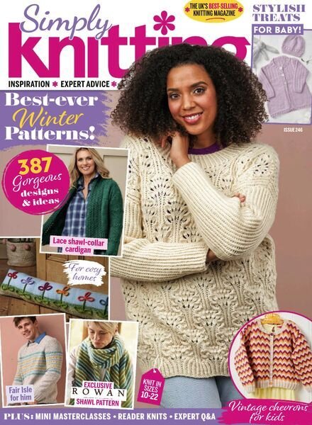 Simply Knitting – January 2024 Cover