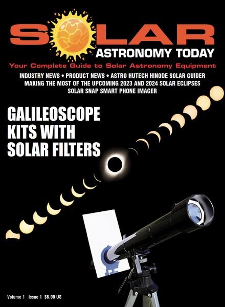 Solar Astronomy Today – Volume 1 Issue 1 2023 Cover