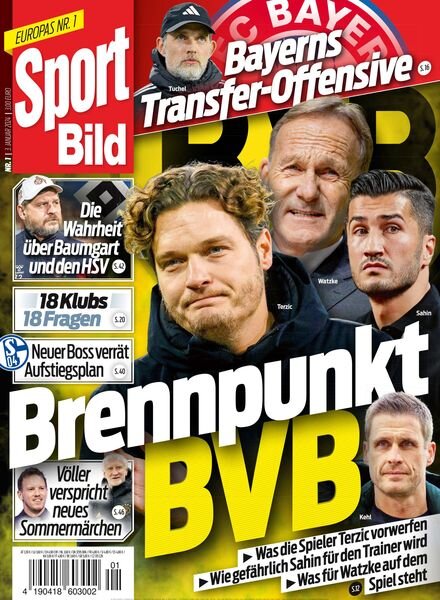 Sport Bild – 3 Januar 2024 Cover