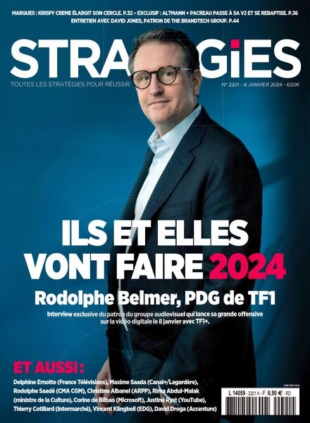 Strategies – 4 Janvier 2024 Cover