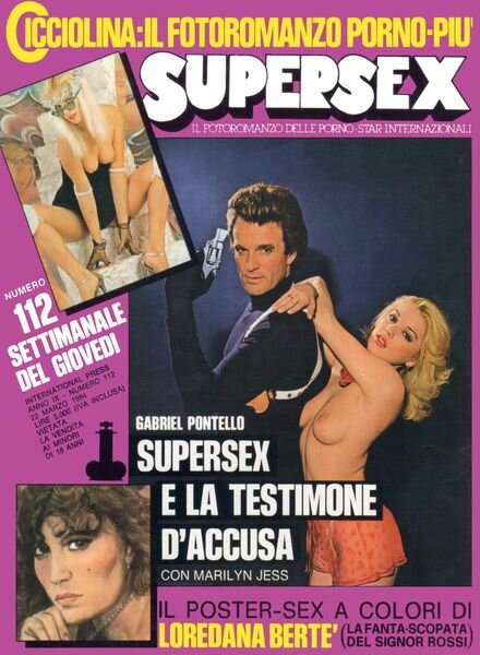 Supersex – Number 112 22 Marzo 1984 Cover