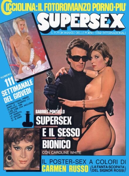 Supersex – Numero 111 15 Marzo 1984 Cover