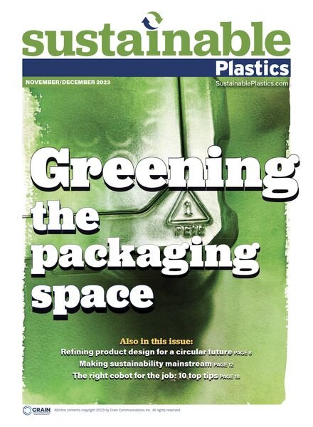Sustainable Plastics – November-December 2023 Cover