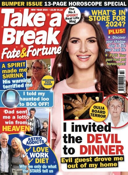 Take a Break Fate & Fortune – January 2024 Cover