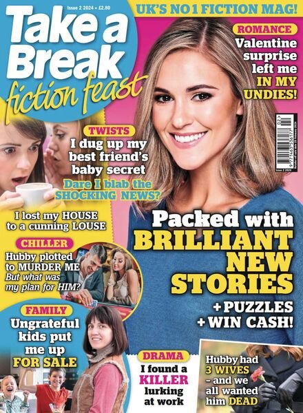 Take a Break Fiction Feast – February 2024 Cover