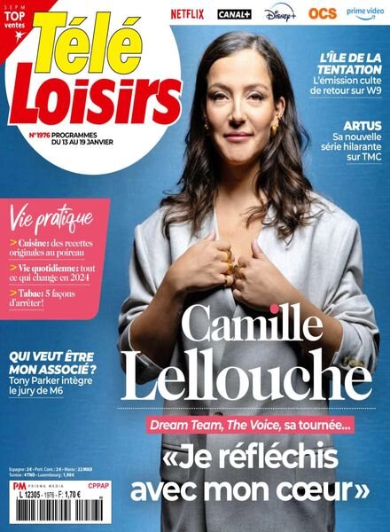 Tele Loisirs – 8 Janvier 2024 Cover